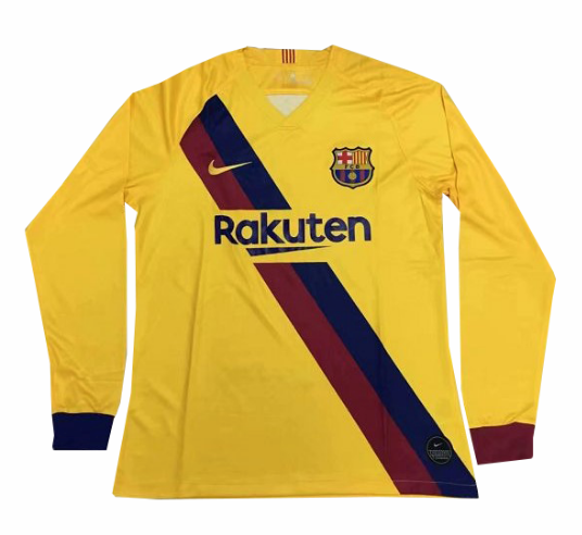 seconda divisa maglia barcellona mancia lunga 2019-2020