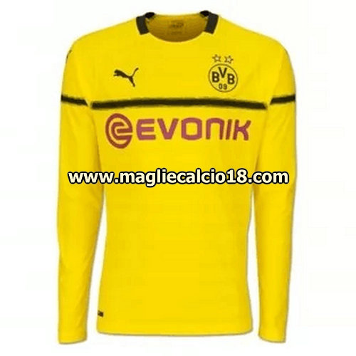 prima divisa maglia borussia dortmund mancia lunga 2018-2019