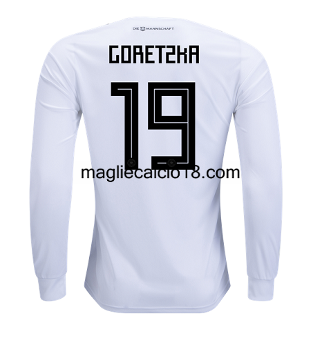 maglie calcio mancia lunga Germania Goretzka prima_divisa 2018-2018