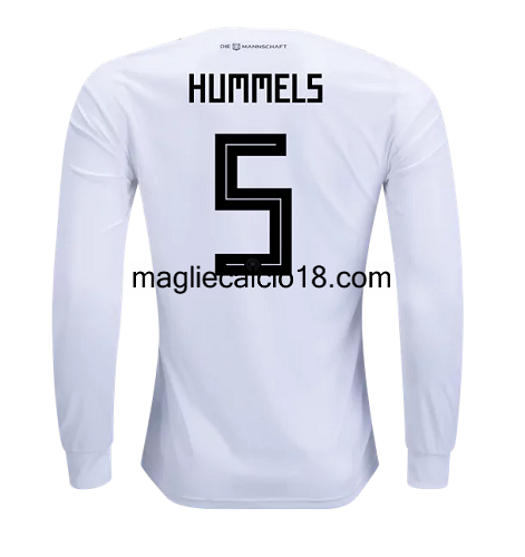 maglie calcio mancia lunga Germania Hummels prima_divisa 2018-2018
