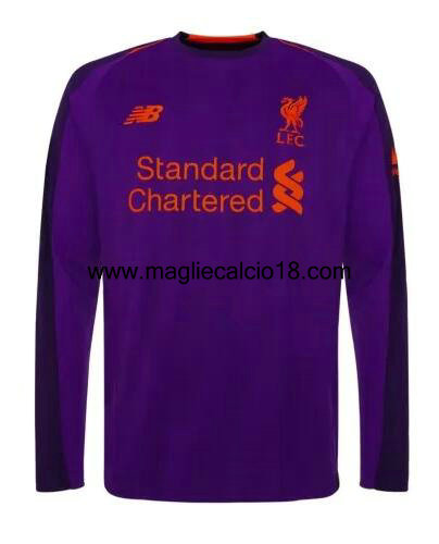 maglie mancia lunga Liverpool seconda divisa 2018-2019