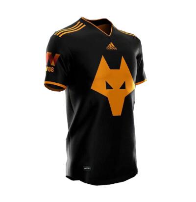maglie mancia lunga Wolverhampton seconda divisa 2019-2020