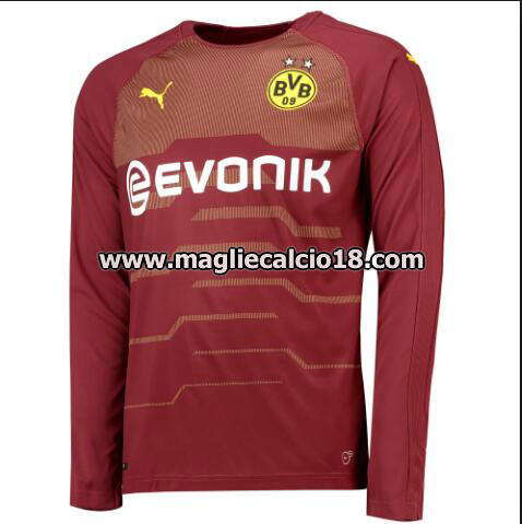 terza divisa maglia borussia dortmund mancia lunga 2018-2019