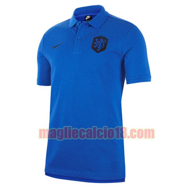 maglietta polo olanda 2020-21 nero
