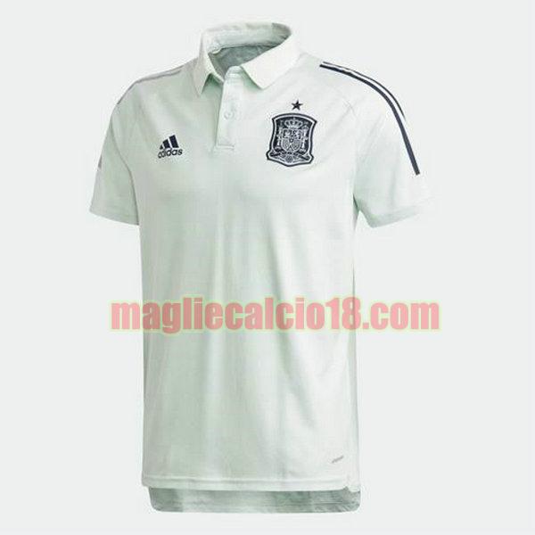 maglietta polo spagna 2020-2021 blu