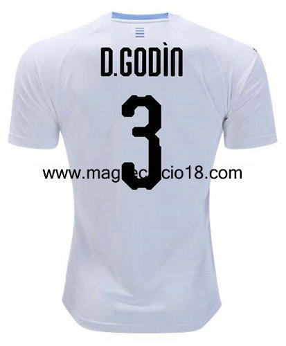 maglietta uruguay Diego Godin 2018-2018 trasferta