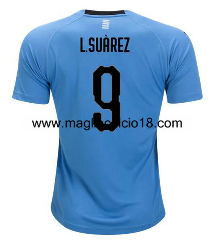 maglietta uruguay Luis Suarez 2018-2018 casa