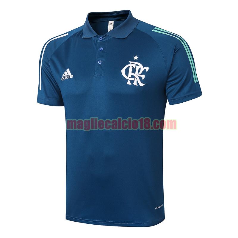 magliette polo calcio flamengo 2020-2021 blu