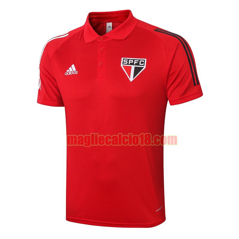 magliette polo calcio san paolo 2020-2021 rosso