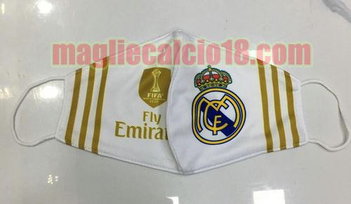 maschere real madrid 2020-2021 d'oro bianca