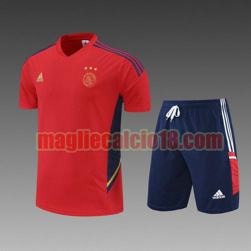 pantaloncini + maniche corte ajax 2022-2023 rosso