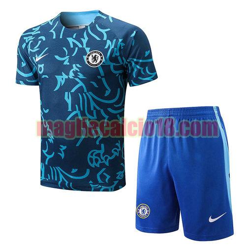 pantaloncini + maniche corte chelsea 2022-2023 tutto il corpo lnkjet cai lan