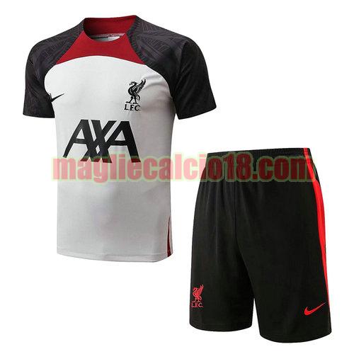 pantaloncini + maniche corte liverpool 2022-2023 bianco