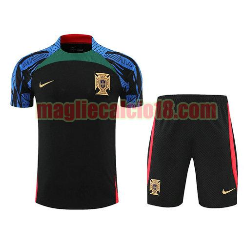 pantaloncini + maniche corte real madrid 2022-2023 nero blu