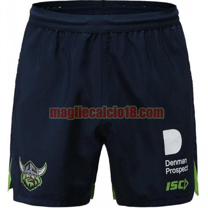 pantaloncini rugby calcio canberra raiders 2020 formazione verde