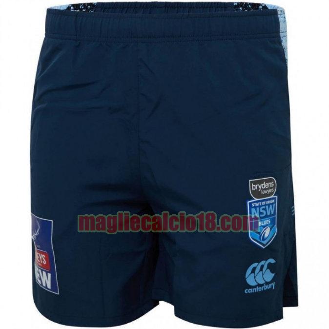 pantaloncini rugby calcio nsw blues 2020 prima nero