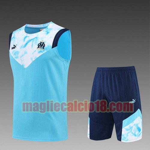pantaloni + gilet olympique marsiglia 2022-2023 blu