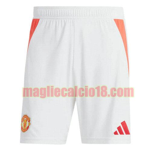 pantaloni manchester united 2024-2025 bianco prima