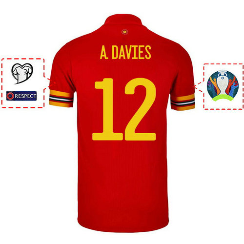 prima divisa maglia Galles a davies 2020-2021