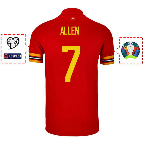 prima divisa maglia Galles allen 2020-2021