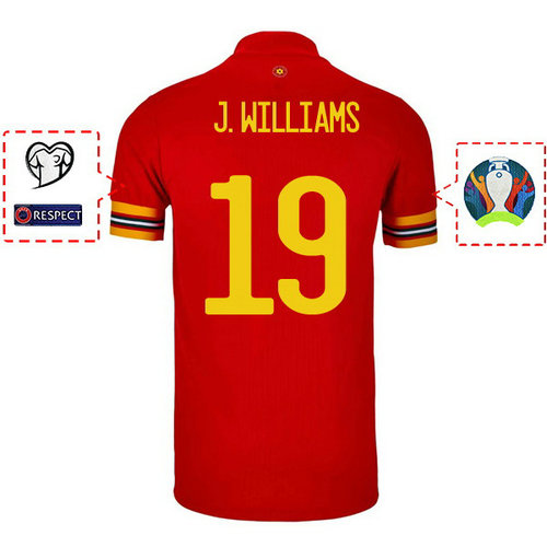 prima divisa maglia Galles j williams 2020-2021
