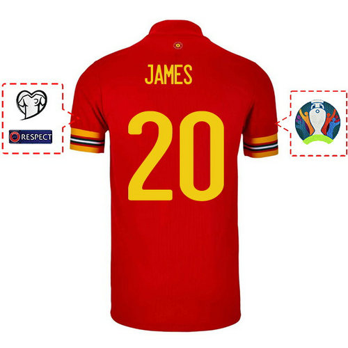 prima divisa maglia Galles james 2020-2021
