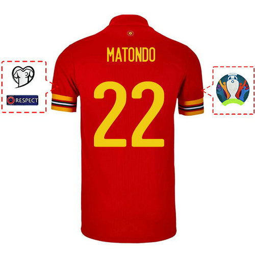 prima divisa maglia Galles matondo 2020-2021
