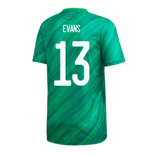 prima divisa maglia Irlanda Del Nord evans 2020-2021
