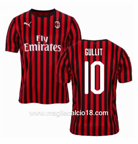 Prima divisa maglia ac milan GULLIT 2019-2020