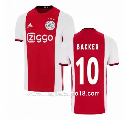 Prima divisa maglia afc ajax Bakker 2019-2020