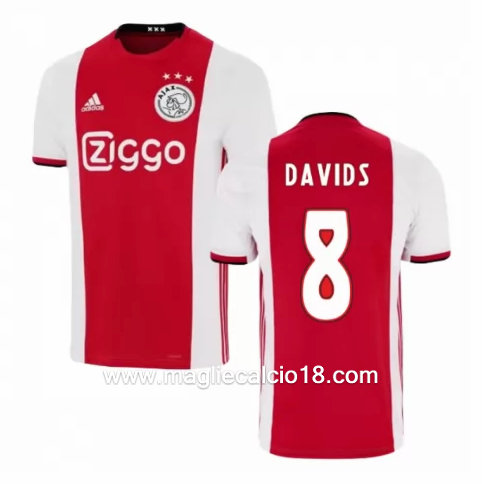 Prima divisa maglia afc ajax DAVIDS 2019-2020