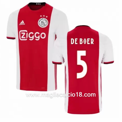 Prima divisa maglia afc ajax DE BOER 2019-2020