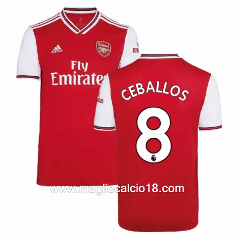 Prima divisa maglia arsenal Ceballos 2019-2020