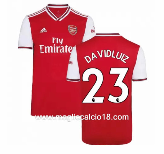 Prima divisa maglia arsenal David Luiz 2019-2020