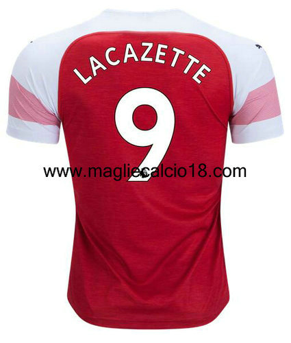 prima divisa maglia arsenal Lacazette 2018-2019