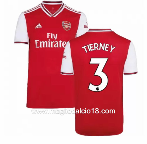 Prima divisa maglia arsenal Tierney 2019-2020