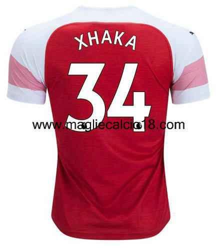 prima divisa maglia arsenal Xhaka 2018-2019