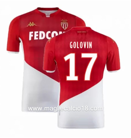 Prima divisa maglia as monaco GOLOVIN 2019-2020