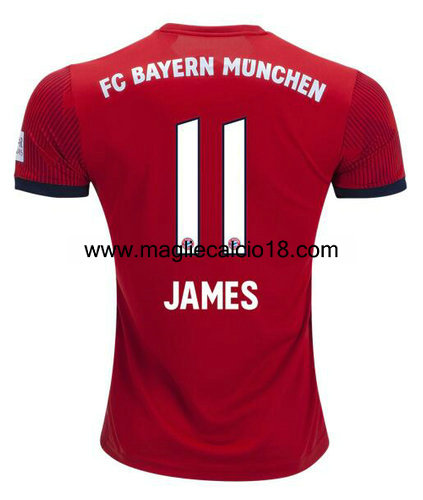 prima divisa maglia bayern munich James 2018-2019