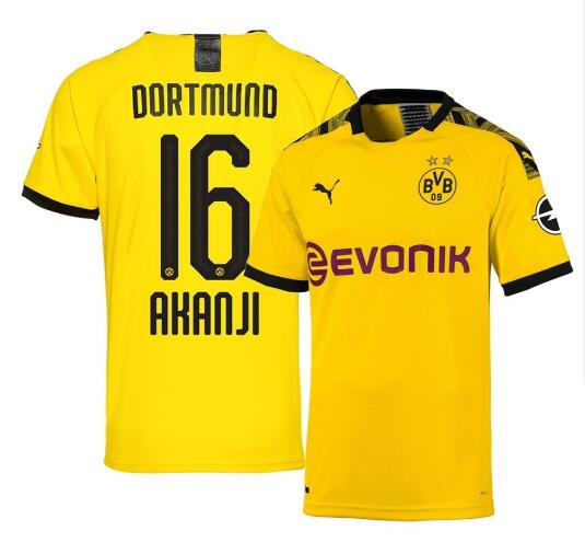 Prima divisa maglia borussia dortmund Dakanji 2019-2020