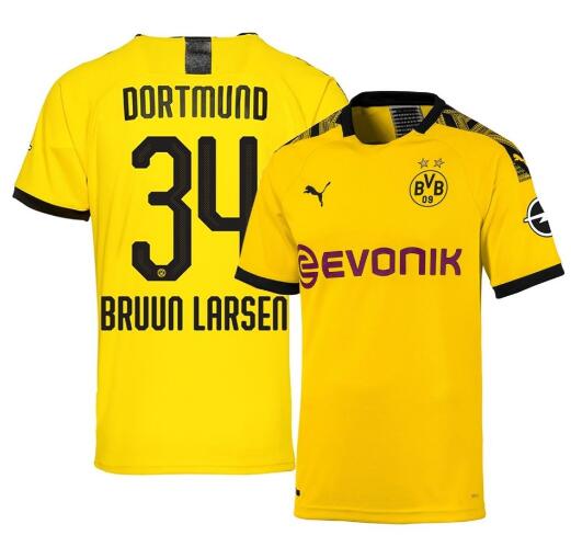 Prima divisa maglia borussia dortmund Dbruun larsen 2019-2020