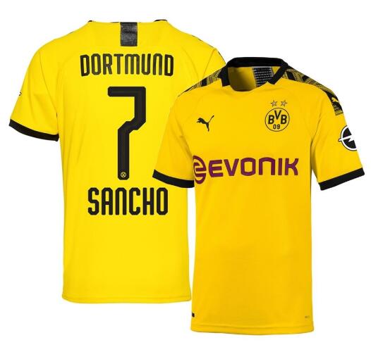 Prima divisa maglia borussia dortmund Dsancho 2019-2020