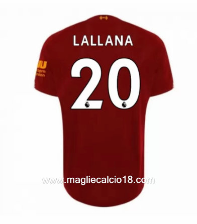Prima divisa maglia liverpool Lallana 2019-2020