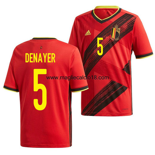 prima divisa maglia nazionale belgio Denayer 2019-2020