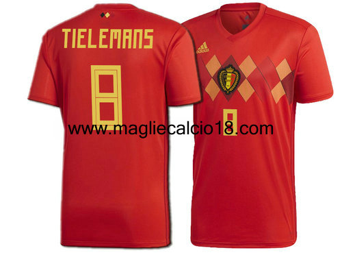 prima divisa maglia nazionale belgio Tielemans 2018-2018