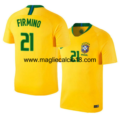 prima divisa maglia nazionale brasile Firmino 2018/2019