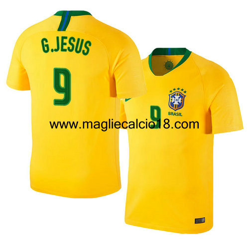 prima divisa maglia nazionale brasile G.Jesus 2018/2019