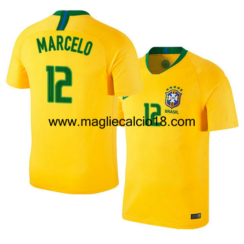 prima divisa maglia nazionale brasile Marcelo 2018/2019