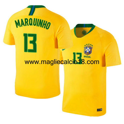 prima divisa maglia nazionale brasile Marquinhos 2018/2019