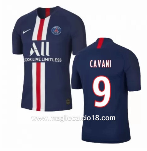 Prima divisa maglia paris saint germain CAVANI 2019-2020